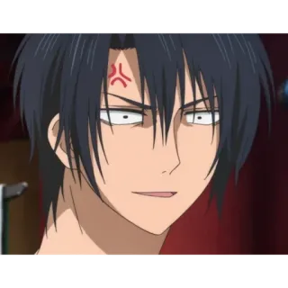 😂 36e9cae9 Anime, En colère, Mâle, Personnage, Froncement de sourcils telegram sticker