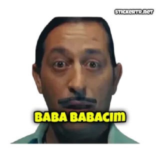 🎉 3d22dec9 BABA BABACIM pria, potret, turki, ekspresi, meme telegram sticker