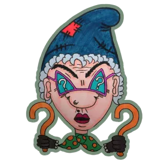 ❔ 838c5486 signo de interrogación, acertijo, personaje, dibujos animados, pegatina telegram sticker