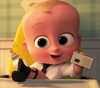 😃 30d298c1 Boss Baby The Boss Baby Ребенок, Бизнес, Мультфильм, Персонаж, Смешные, Анимация telegram sticker