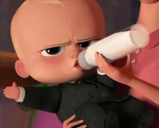 😤 34a0e346 Boss Baby The Boss Baby ребенок, костюм, мультфильм, фильм, босс, смешной telegram sticker