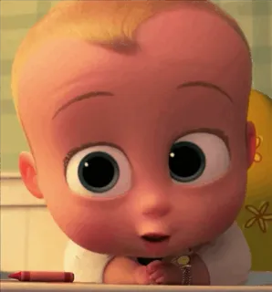 🤠 598eb79f Boss Baby The Boss Baby Мультфильм, Ребенок, Босс, Фильм, Персонаж, Dreamworks telegram sticker