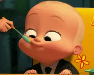 😋 69f8e6e3 Boss Baby The Boss Baby Малыш, Мультфильм, Смешной, Босс-молокосос, Анимация telegram sticker