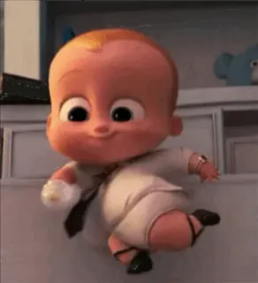 🏃 734e0b41 Boss Baby The Boss Baby ребенок, босс, костюм, мультфильм telegram sticker