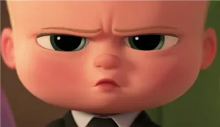 😠 74f09571 Boss Baby The Boss Baby Ребенок, Босс, Мультфильм, Персонаж, Фильм telegram sticker