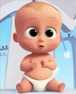 😶 8720143e Boss Baby The Boss Baby ребенок, мультфильм, Босс-молокосос, Dreamworks, персонаж, милый, младенец telegram sticker