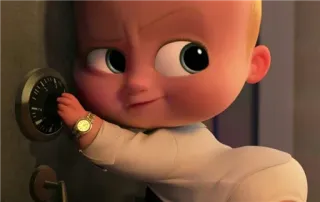 😄 89f065fa Boss Baby The Boss Baby малыш, костюм, мультфильм, анимация, фильм, босс telegram sticker