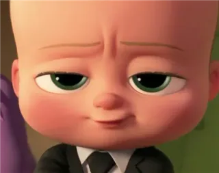😏 ea23dae2 Boss Baby The Boss Baby малыш, костюм, мультфильм, босс-молокосос telegram sticker