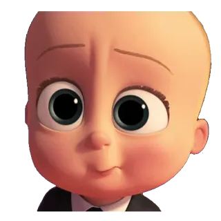 😖 11142b0b Boss Baby The Boss Baby 애니메이션, 아기, 귀여운, 웃긴, 캐릭터 telegram sticker