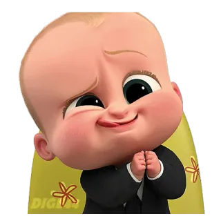 BABY BOSS @STIKERFORALL whatsapp stickers