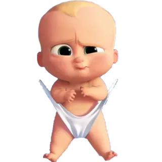 😐 087a60b4 Boss Baby The Boss Baby bayi, kartun, bos, lucu, animasi telegram sticker