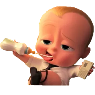 😏 5f371d2e Boss Baby The Boss Baby bayi, bos, kartun, lucu, setelan, dasi, film, Dreamworks telegram sticker