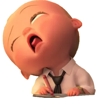 😴 b642661b Boss Baby The Boss Baby bayi, bos, dasi, kartun, gambar telegram sticker