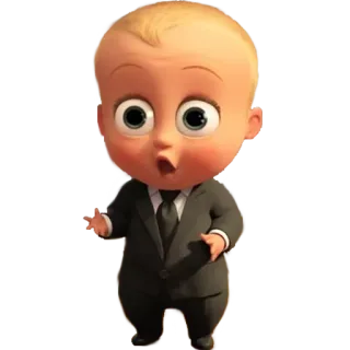 😱 c335908a Boss Baby The Boss Baby bayi, setelan, bos, kartun, lucu, karakter, imut telegram sticker