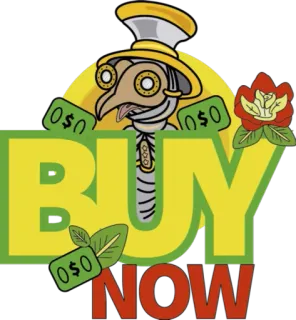 💸 e50507ac BUY NOW buy, now, promotion, dollar, plague doctor, money whatsapp sticker