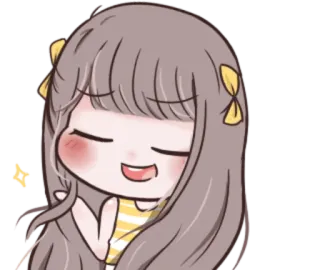 🥰 f231ce99 cute, cartoon, girl, animation, kawaii telegram sticker