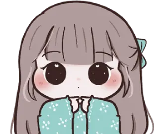 🍓 478a0a15 Cartoon, Chibi, Kawaii, Anime, Mädchen telegram sticker