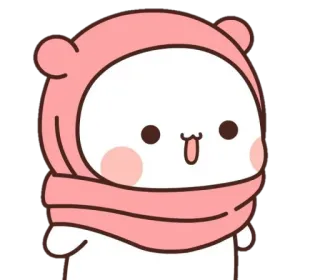 ☺️ 1d32159f милый, каваий, медведь, стикер, мультфильм telegram sticker