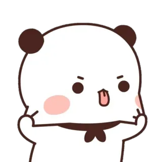 ☺️ 20a585b8 Панда, Стикер, Милый, Мультфильм, Животное telegram sticker