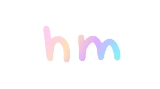 💜 3dc6deb6 hm ฮืม, ตัวอักษร, สติกเกอร์ telegram sticker