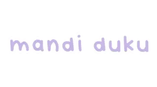 💜 4d9a4b4a mandi duku ข้อความ, สีม่วง, อินโดนีเซีย telegram sticker