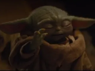 😼 162c164a Grogu The Mandalorian Grogu, Baby Yoda, The Mandalorian, Star Wars, cute, alien, cartoon telegram sticker