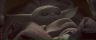 😐 2df20a0e Grogu The Mandalorian Grogu, Baby Yoda, Star Wars, The Mandalorian, cute, green, space, character telegram sticker