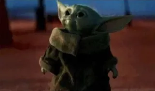 🧐 7faa031c Baby Yoda The Mandalorian baby yoda, grogu, mandalorian, star wars, cute, tv show telegram sticker