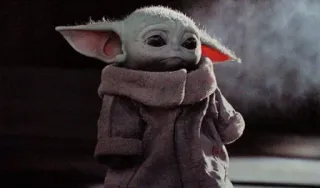 😞 abdb116b Grogu The Mandalorian baby yoda, grogu, star wars, cute, mandalorian, disney telegram sticker