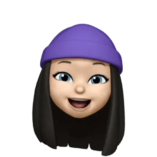 💜 ec65ea1d 头像, 表情符号, 数字头像, 卡通, 女性, 角色 telegram sticker