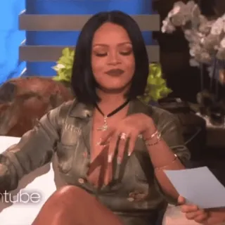 ☺️ 4c629790 Rihanna певец, знаменитость, музыкант, Рианна telegram sticker