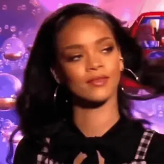 🤭 b7428e51 Rihanna певец, знаменитость, женщина, поп-звезда, мода, стиль telegram sticker