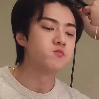 🐣 07addeb1 pria, potret, orang, asia, rambut, wajah whatsapp sticker