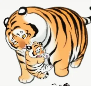 babytiger byna @qvxbybyn telegram stickers