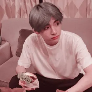 🗼 8b59ad6c orang, burger, makanan, makan, santai telegram sticker