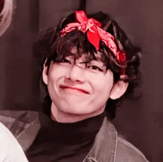 🗼 9aa1447e V V, BTS, K-pop, Penyanyi, Selebriti, Idola, Musik telegram sticker