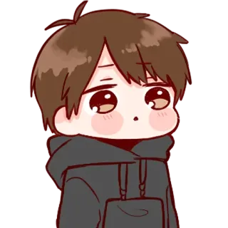 🐾 2a0e3e24 Anime, Anak laki-laki, Stiker, Lucu, Manga telegram sticker