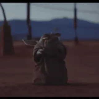 🐸 a7441a74 Grogu The Mandalorian baby yoda, grogu, the child, mandalorian, star wars whatsapp sticker