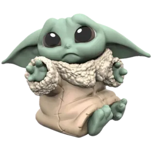 🥺 c3255212 Grogu The Mandalorian Grogu, Baby Yoda, The Mandalorian, Star Wars, słodki, fanart telegram sticker