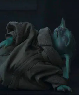 🦎 5b76acfb Grogu The Mandalorian Grogu, Baby Yoda, Star Wars, The Mandalorian, น่ารัก, สีเขียว, ทารก telegram sticker