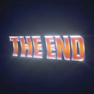 🔚 68804fad THE END o fim, fim, encerramento, texto, final do filme, final do jogo telegram sticker