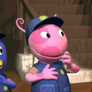 🤔 0b651b9f Uniqua The Backyardigans Phim hoạt hình, Màu hồng, Uniqua, The Backyardigans, Hoạt hình, Hình người, Nhân vật, Kiến telegram sticker