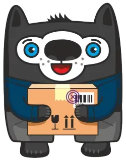 Bad Wolf @stickersb2b whatsapp stickers