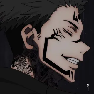 Badass Anime By @sad_sensei & @qewertyy whatsapp stickers