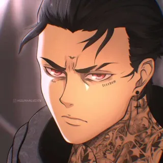 🖤 97c689ee Freedom Anime, Tatoeage, Personage, Vrijheid whatsapp sticker