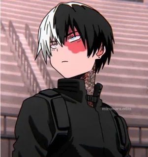 Badass Anime By @sad_sensei & @qewertyy telegram stickers