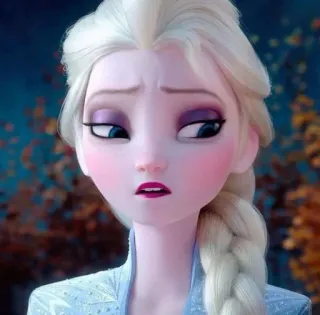 🧏‍♀ f487d0c4 Elsa Frozen 엘사, 겨울왕국, 디즈니, 캐릭터, 영화 telegram sticker