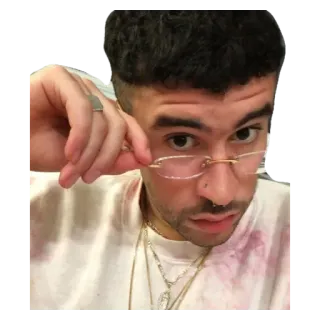 💟 984eed0e Bad Bunny Musiker, Sänger, Rapper, Promi, Latino whatsapp sticker