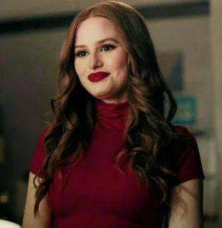 🖤 06aa0bdd Cheryl Blossom Riverdale シェリル・ブロッサム, リバーデイル, 赤い髪, マデライン・ペッチ telegram sticker