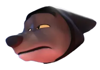 😑 0b05a85b cane, animale, animale domestico, cartone animato, faccia telegram sticker